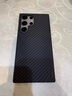 三星（SAMSUNG）Galaxy S24Ultra手機殼原裝環(huán)保生態(tài)皮保護殼真皮套后殼 灰色 曬單實(shí)拍圖