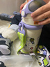 babycare百變恐龍兒童保溫杯嬰兒寶寶學(xué)飲杯吸管水杯水壺霸王龍不銹鋼上學(xué) 曬單實(shí)拍圖