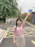 萬嘉宜萊（WAN JIA YI LAI）純棉餐飲工作服定制夏季服務(wù)員翻領(lǐng)T恤燒烤奶茶火鍋店短袖印logo 【無口袋】米色-綠領(lǐng) L 曬單實拍圖