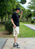 美羅邦 MELOBAN高品質(zhì)夏季薄款男士國風潮流印花短褲學生青年五分褲民族風中褲潮 白色 XL 參考130-150斤左右 曬單實拍圖