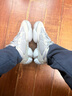 阿迪達斯yeezy500白玉石椰子男女運動(dòng)休閑鞋IE4783 UK8.5碼42.5 曬單實(shí)拍圖