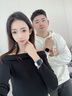 AILUO情侶手表女士潮流血糖血氧跑步戶外時尚腕表品牌生日情人節(jié)禮物 銀殼白膠帶+銀殼橙海洋表帶 曬單實(shí)拍圖