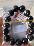 石玥珠寶精品14mm天然綠眼黑曜石手串本命年轉(zhuǎn)運珠佛珠手鏈男女士款 綠眼黑曜石手串 曬單實拍圖