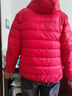 雅鹿輕薄羽絨服女短款2025年新款修身輕暖便攜旅行小個(gè)子白鴨絨外套 中國紅-連帽 2XL （推薦125-140斤） 曬單實(shí)拍圖