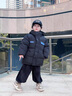 G.DUCKKIDS小黃鴨兒童羽絨服免洗男童加絨保暖服潮童冬裝2025年新款男孩衣服 黑色  130 (參考年齡7-8歲) 曬單實(shí)拍圖