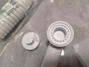 卡貝（cobbe）馬桶噴水槍磁吸免打孔一進(jìn)二出清潔雙控雙用角閥廁所衛(wèi)生間沖洗器 啞白磁吸噴槍+底座+PVC軟管 曬單實(shí)拍圖
