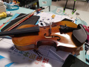 名森（Minsine）手工實(shí)木小提琴男女生初學(xué)考級入門(mén)演奏小提琴樂(lè )器 4/4 (臂長(cháng)60厘米 12歲以上) 曬單實(shí)拍圖