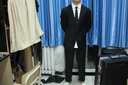 羅蒙西服男士商務(wù)彈力工裝休閑單西外套夾克正裝職業(yè)裝上衣小西裝結婚 曬單實(shí)拍圖