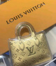 中國珠寶黃金LV包包鑰匙扣掛件999足金包包掛飾驢牌包包七夕節情人節禮物 足金40mg雙面包包【禮盒】 曬單實(shí)拍圖