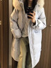 億梵莎棉服女2025新款冬季韓系寬松棉衣中長(cháng)款羽棉襖絨服女超好看潮外套 奶藍色 均碼 （可聯(lián)系客服備注碼數） 曬單實(shí)拍圖