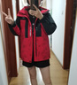 巴拉巴拉童裝兒童羽絨服男童冬季中長(cháng)款防護保暖上衣加厚舒適戶(hù)外 黑紅色調00396（灰鴨絨） 140 （充絨量171g） 曬單實(shí)拍圖