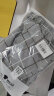罗蒙（ROMON）睡衣男夏季纯棉短袖休闲格子字母短裤男家居服套装 深灰色XL码 实拍图