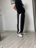 gxmy休閑褲男春秋季新款潮牌保暖燈芯絨褲子男士寬松束腳運動男長褲子 759灰色+759黑色 XL 【120-140斤】 曬單實拍圖