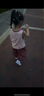 安踏兒童涼鞋女小童沙灘鞋夏季包頭透氣舒適學(xué)生框子鞋 安踏白/珍珠粉/銀-1 31 內(nèi)長19.5cm 曬單實(shí)拍圖
