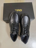 零度Zero皮鞋男士商務(wù)正裝鞋新款防滑耐磨休閑皮鞋時(shí)尚潮流黑色鞋子男 黑色-加絨 42 (260mm) 曬單實(shí)拍圖