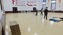 籃球館實(shí)木運動(dòng)地板羽毛球館舞臺舞蹈室健身房實(shí)木體育運動(dòng)木地板 D級 曬單實(shí)拍圖