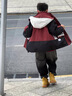 G.DUCKKIDS兒童裝男童沖鋒衣2025新款三合一可拆卸加絨外套春秋冬季大童加厚 酒紅色加厚升級版 三合一 150 cm 曬單實(shí)拍圖