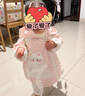 班喜迪女童外套春秋款2025新款女寶寶秋季洋氣公主連帽上衣秋裝兒童衣服 粉色 100 曬單實(shí)拍圖