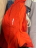 NEDAO內道聚能卷帶帽軟殼衣女士防風(fēng)運動(dòng)透氣秋跑步馬拉松保暖夾克外套 絕影橙 M 曬單實(shí)拍圖