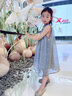 G.DUCKKIDS小黃鴨女童連衣裙夏裝兒童背心裙子中大童網(wǎng)紗公主裙女孩星空長裙 白色 110 尺碼4~5歲【100-110cm】 曬單實拍圖
