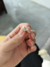 GLTEN櫻花純銀耳釘女士耳飾環(huán)女2025新款生日禮物小巧送女友老婆養(yǎng)耳洞 曬單實拍圖