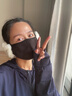skingcond德國口罩冬天防風(fēng)防寒保暖耳罩女冬季加絨護耳二合一面罩面紗耳套 【二件裝】粉色+米色 曬單實(shí)拍圖