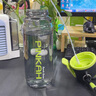 品家家品（PINKAH）噴霧運(yùn)動(dòng)水杯tritan騎行水壺夏季學(xué)生水杯兒童男女戶外健身吸管杯 【送杯刷】Tritan-淺暮綠800ml 曬單實(shí)拍圖