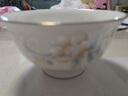 馳諾碗家用碗高腳防燙景德鎮(zhèn)碗飯碗感新款描金飯碗陶瓷餐具吃飯碗 4.5英寸高腳碗6個裝 純白 曬單實拍圖