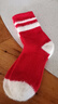 襪子女士中筒襪秋冬季水貂絨保暖休閑襪新年紅色喜慶百搭加厚女襪 1雙【細條紋】 35-38 曬單實(shí)拍圖