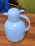 利快 保温壶玻璃内胆家用热水瓶热水壶暖水壶 蓝色1.15L 实拍图
