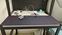 翾飛洞洞板電競電腦桌臺式家用帶書(shū)架打印機一體家用臥室辦公學(xué)生書(shū)桌 網(wǎng)紅洞洞款白色黑架 長(cháng)80寬60高135.6CM 曬單實(shí)拍圖