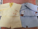 嬰詩(shī)拉貝嬰兒保暖內衣套裝保暖夾棉加厚秋冬季新款新生兒兩件套秋衣秋褲 2套保暖套裝對開(kāi)-黃色+藍色 90 （建議12-18個(gè)月） 曬單實(shí)拍圖