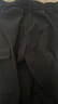 森馬（Semir）休閑褲男冬季情侶寬松直筒工裝褲磨毛抓絨多口袋時(shí)尚101724127202 曬單實(shí)拍圖