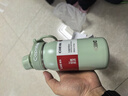 希樂(lè )（cille）大容量保溫杯316不銹鋼車(chē)載水杯子男士外出便攜式水壺薄荷綠500ml 曬單實(shí)拍圖