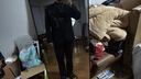 羅蒙（ROMON）中國風(fēng)翠竹刺繡立領(lǐng)唐中山裝男士新郎結(jié)婚西服套裝新中式復(fù)古禮服 黑色【外套+褲子】 L 175 曬單實(shí)拍圖