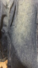 太平鳥女裝2024年春季新款后開叉牛仔長裙A3GFE1103 牛仔藍(lán) M 曬單實拍圖