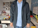 皮爾卡丹（pierre cardin）沖鋒衣男秋冬季新款?yuàn)A克戶外登山服防水軟殼衣彈力運(yùn)動(dòng)風(fēng)衣外套男 鐵灰【秋冬加 絨】6615 加厚 3XL =140-155 曬單實(shí)拍圖