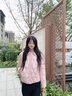 香影小香風(fēng)圓領(lǐng)針織開(kāi)衫女2025冬季新款蝴蝶結miu系紫色毛衣外套 紫色 S 曬單實(shí)拍圖