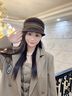 香雪羽秀羊毛鴨舌帽子女秋冬季2025新款復古報童帽優(yōu)雅時(shí)尚馬術(shù)帽女貝雷帽 駝色 M(56-58cm) 曬單實(shí)拍圖
