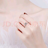 鉆途莫桑鉆戒指一克拉鉆石s925銀微鑲經(jīng)典六爪求婚女戒生日情人節禮物 一克拉通靈款鉆戒（送證書(shū)禮盒） 開(kāi)口（可調節大?。?曬單實(shí)拍圖