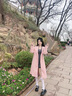 Carl Beck品牌厚底樂福鞋女2024春秋新款松糕一腳蹬軟皮法式單鞋圓頭小皮鞋 米杏色【跟高5CM】 39 245mm 曬單實拍圖