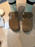 BIRKENSTOCK勃肯德國進(jìn)口男女款絨面保暖London Shearling毛毛鞋 棕色窄版1014963 36 曬單實(shí)拍圖