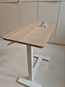 宜家（IKEA）BOLLSIDAN波席當移動(dòng)床邊桌升降桌簡(jiǎn)易電腦桌書(shū)桌 筆記本支架白色/橡木紋 曬單實(shí)拍圖