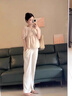婧麒孕婦褲子春夏2025新款外穿低腰闊腿長(cháng)褲不勒肚子薄款孕婦秋裝 杏色【親膚透氣 不勒肚子】 L 曬單實(shí)拍圖