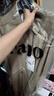fano studios【現貨】范洛Fano 2025復古經(jīng)典雙排扣翻領(lǐng)風(fēng)衣女系帶中長(cháng)款外套 卡其黃 第二批 S 曬單實(shí)拍圖