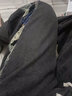 尤芮軻（YOURUIKE）胖哥大碼230斤水洗牛仔褲男夏季港風(fēng)復(fù)古小熊大碼褲直筒寬松胖子 黑色 4XL 180-200斤 曬單實(shí)拍圖