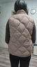 皮爾卡丹（pierre cardin）中老年媽媽裝大碼羽絨棉馬甲女棉衣外套坎肩背心秋冬2025新款馬夾 高雅咖啡色 3XL 建議115-130斤 曬單實(shí)拍圖