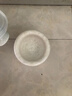 拓進(jìn)天然大理石搗蒜神器家用手動(dòng)搗蒜器蒜泥器搗蒜罐壓蒜器擂缽蒜臼子 草白色一套加硅膠蓋 曬單實(shí)拍圖