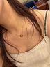 卡地亞（Cartier）項(xiàng)鏈女 卡地亞Love項(xiàng)鏈女士項(xiàng)鏈 禮盒裝 18K黃金色 圓餅雙鉆 B7219500 曬單實(shí)拍圖