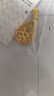 明牌珠寶黃金吊墜女足金水滴花絲項墜掛件AFC0241工費200 黃金吊墜 約3.57克 新版 曬單實(shí)拍圖